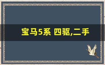 宝马5系 四驱,二手宝马5建议买几年的